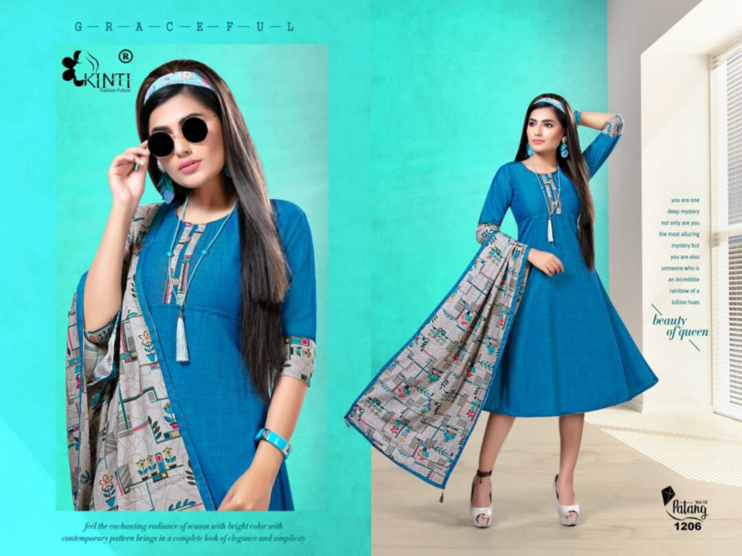 Kinti Design Patang Vol-12 Stroll Kurti Catalog Kinti Design Patang Vol-12 Stroll Kurti Catalog